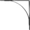 Ekena Millwork Morris Steel Bracket, Powder Coated Black 3"W x 22"D x 22"H BKTM03X22X22MOPBL - alternate 4